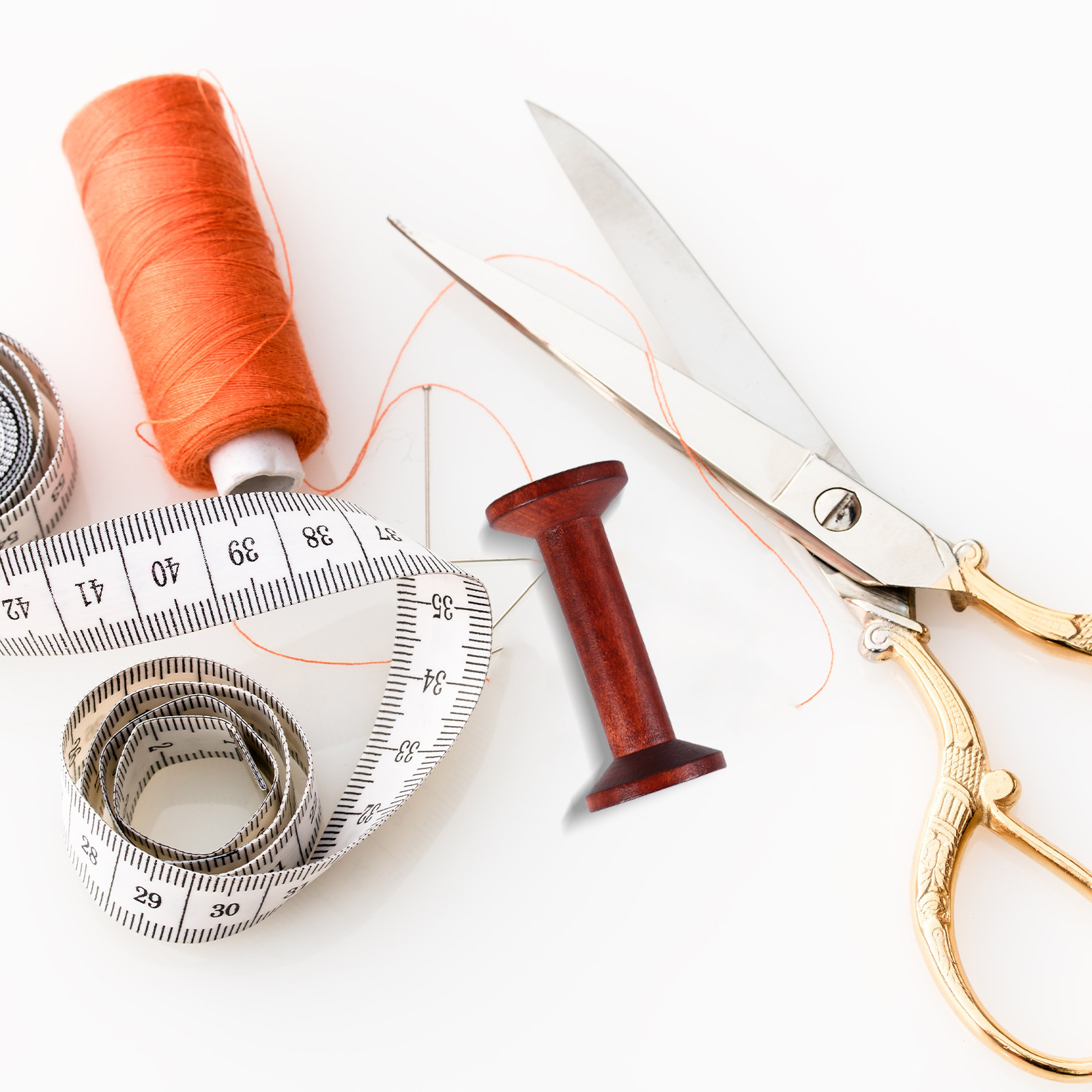 6Pcs Wooden Empty Spools for C - Embroidery Thread ulasan dan harga