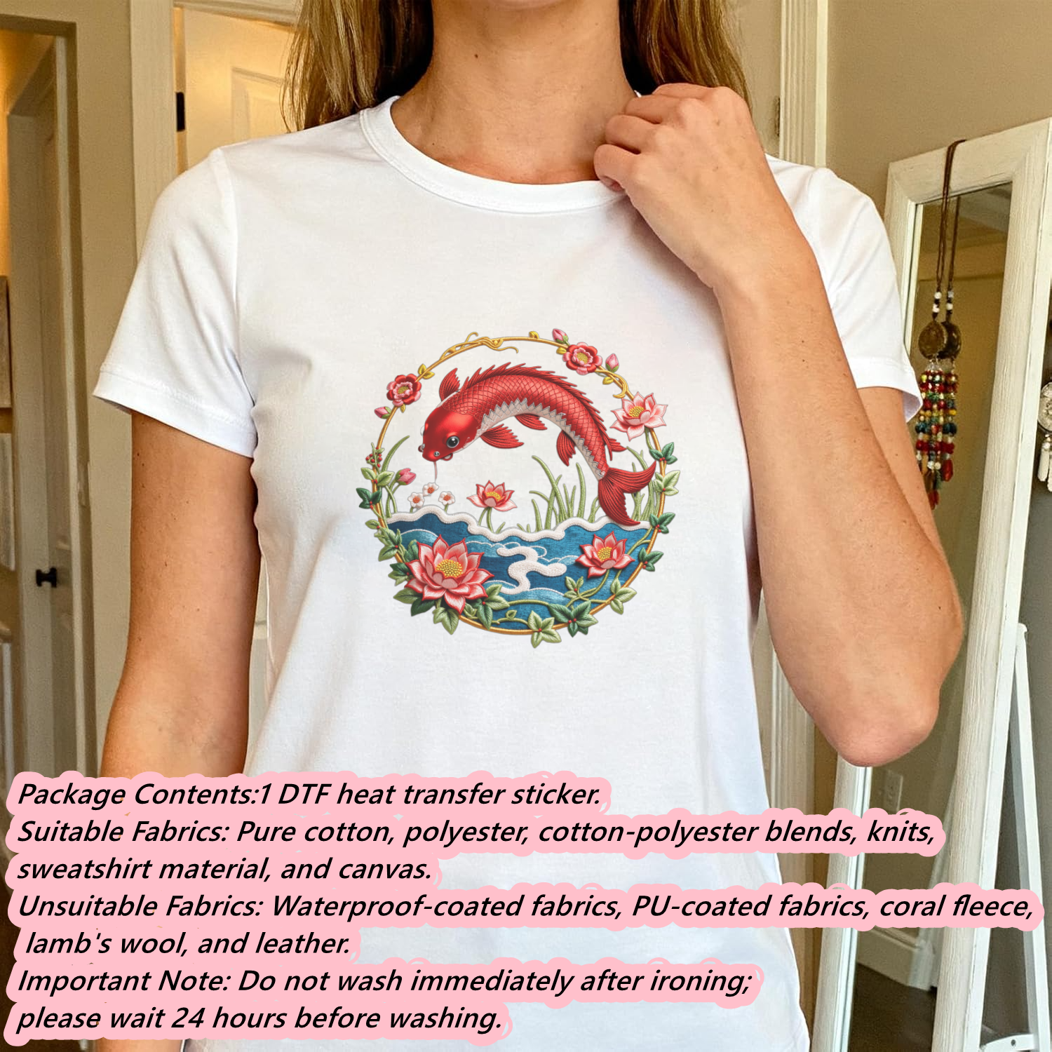 1 Piece of Clothing Imitation  - Embroidery On Shirt ulasan dan harga