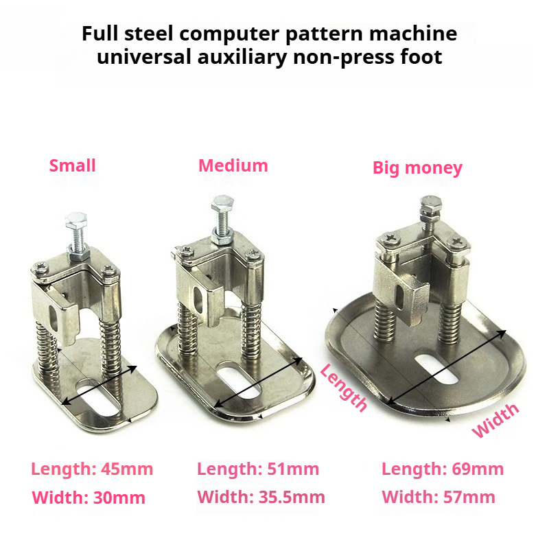 All-Steel Auto-Lift Presser Fo - Embroidery Machine Computerized ulasan dan harga