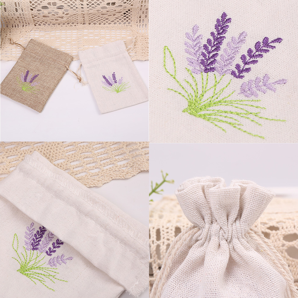 10pcs Lavender Pouches Dry Flo - Embroidery House ulasan dan harga