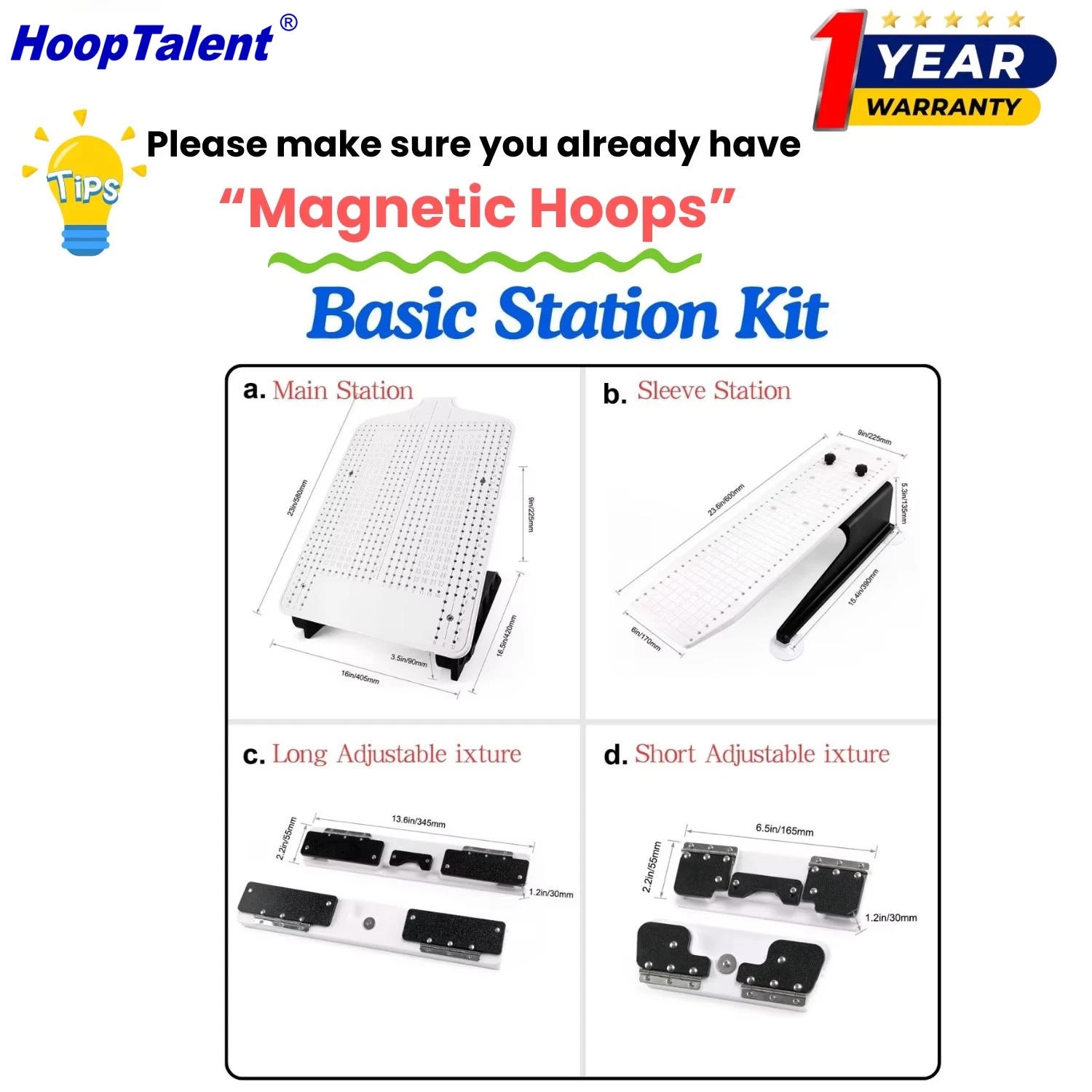 Hooping Station Kit for Ricoma - Embroidery Hoop Plastic ulasan dan harga