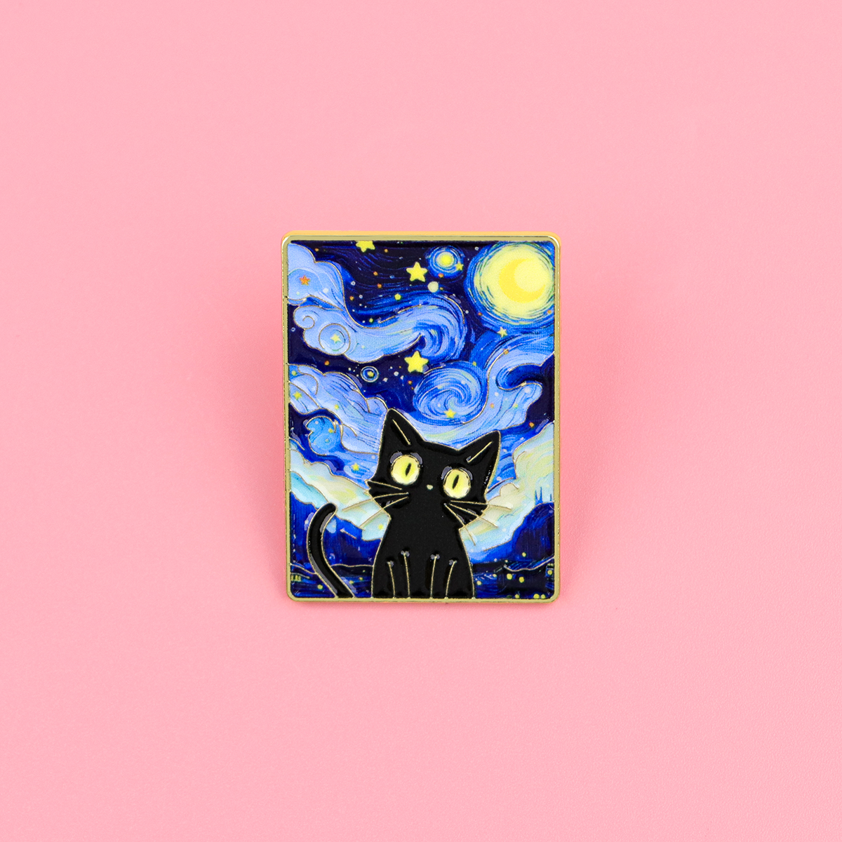 Starry Night by Van Gogh Blank - Embroidery Wallpaper ulasan dan harga