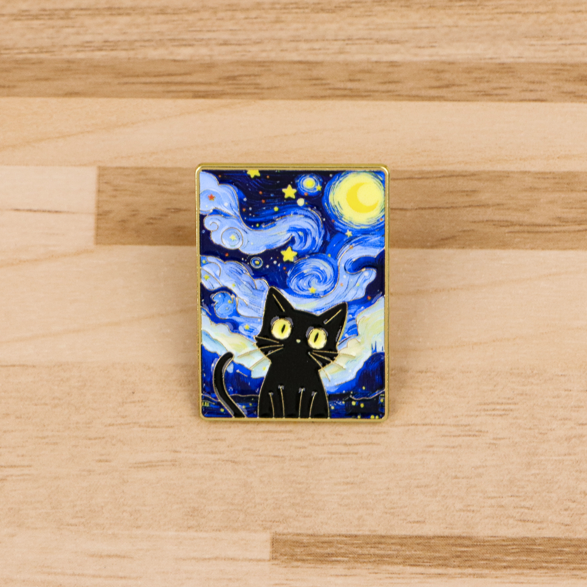 Starry Night by Van Gogh Blank - Embroidery Wallpaper ulasan dan harga