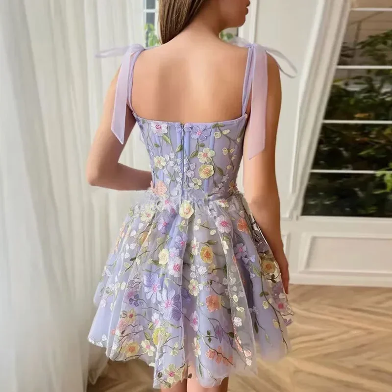 Women's Dress Fashionable 3D F - Embroidery Zara ulasan dan harga