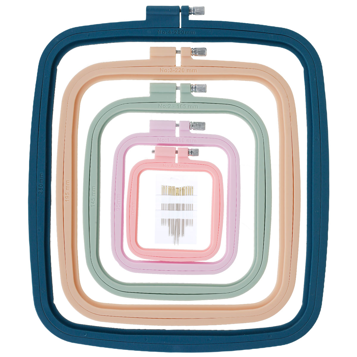 4/5Pcs Square Embroidery Hoops - Embroidery Hoop Plastic ulasan dan harga