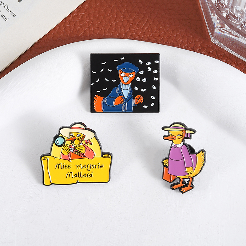 2-7pcs/sets Comics Enamel Pins - Embroidery House ulasan dan harga