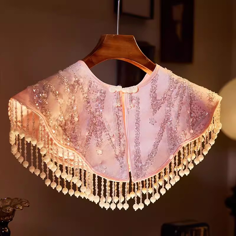 Women's Spring Summer Embroide - Embroidery Pashmina ulasan dan harga