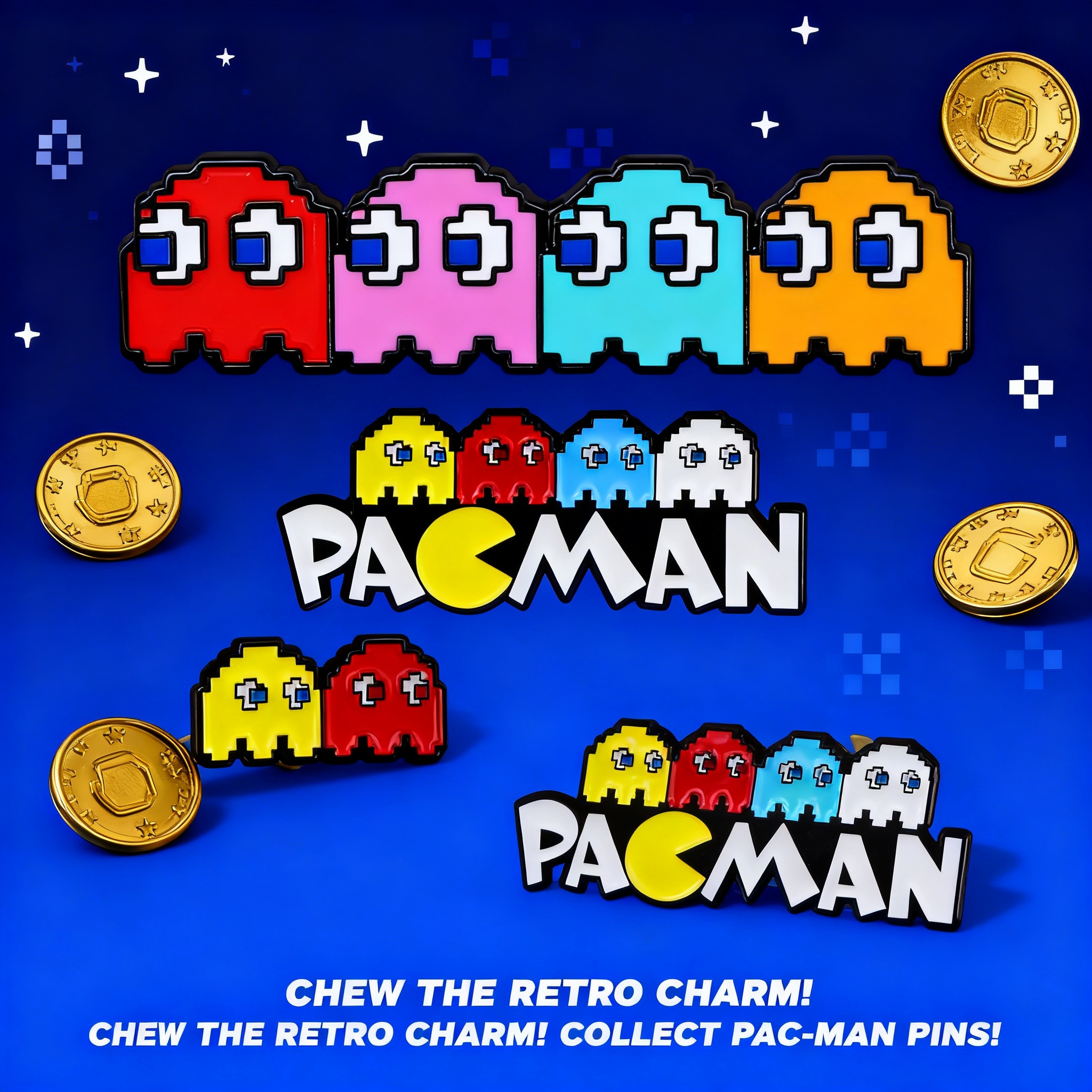 Pac-Man Game Brooch Pin Badge  - Embroidery Wallpaper ulasan dan harga