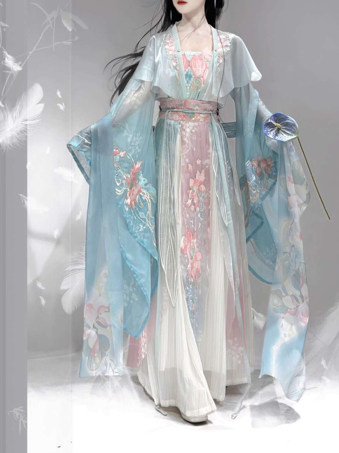New Hanfu Wei Jinfeng Heavy In - Embroidery Skirt ulasan dan harga