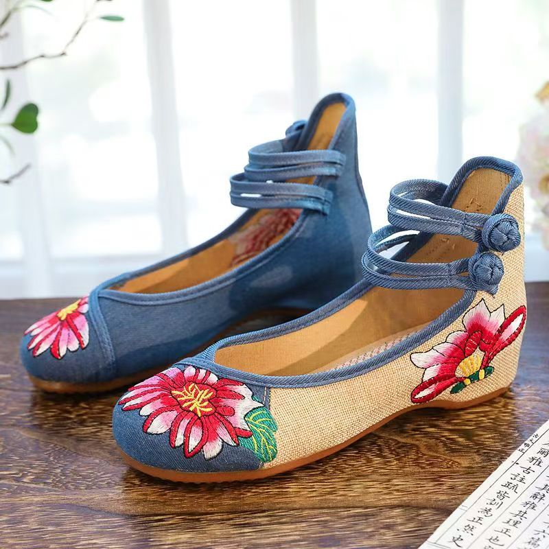 Woman Wedges Embroidered Cloth - Embroidery Skirt ulasan dan harga