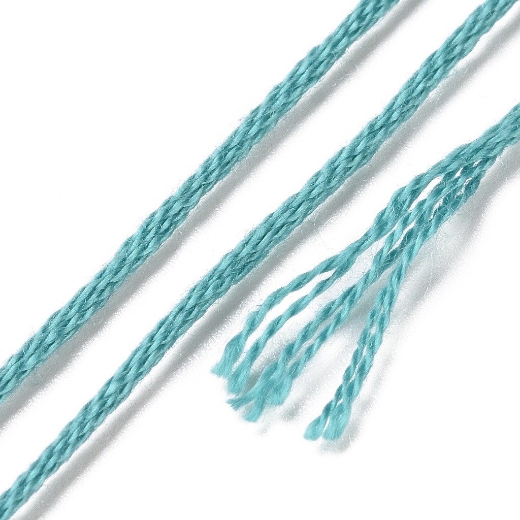 1Set 8 Skeins 0.5mm 6-Ply Poly - Embroidery Thread ulasan dan harga