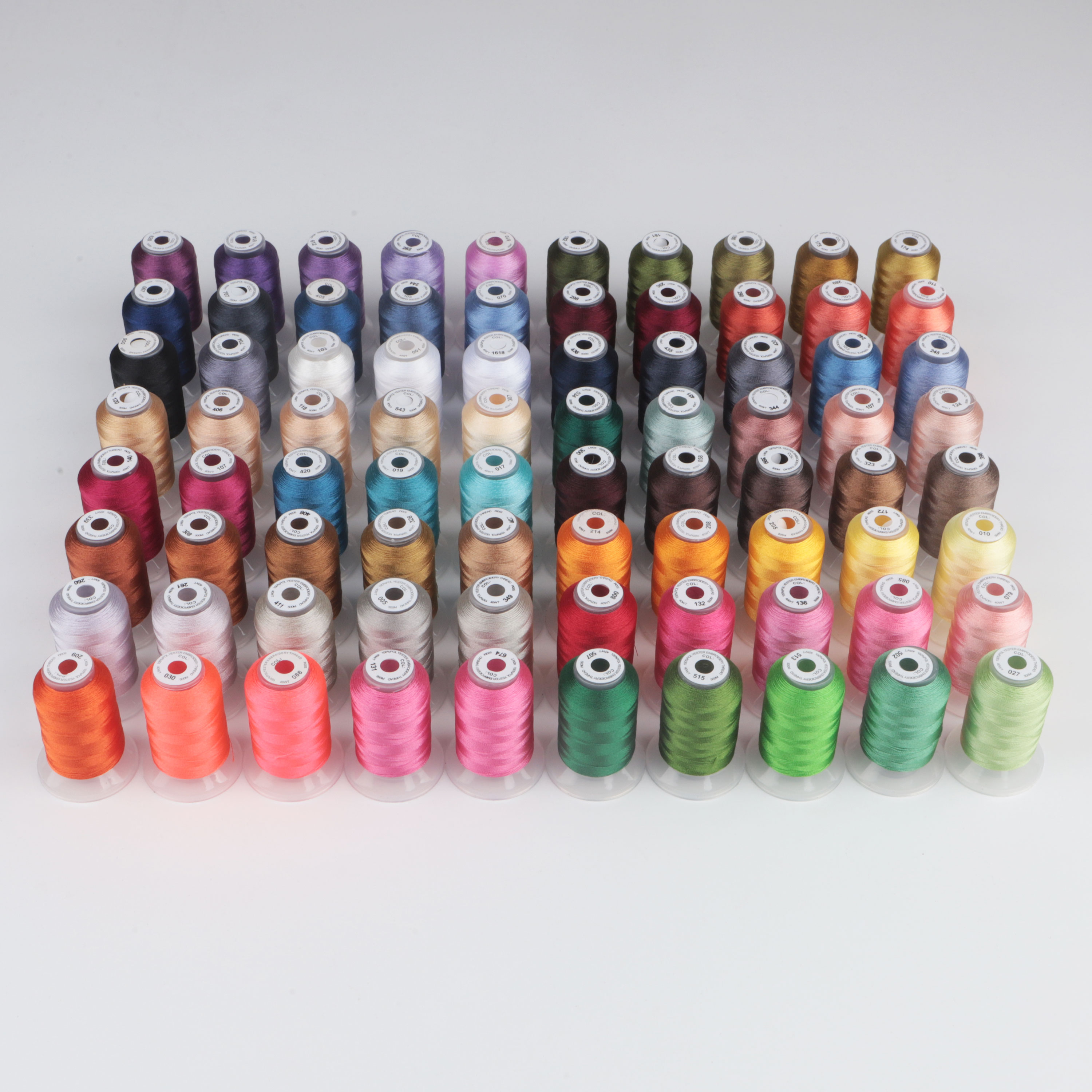 5/80 Colors Set Polyester Embr - Embroidery Machine Computerized ulasan dan harga