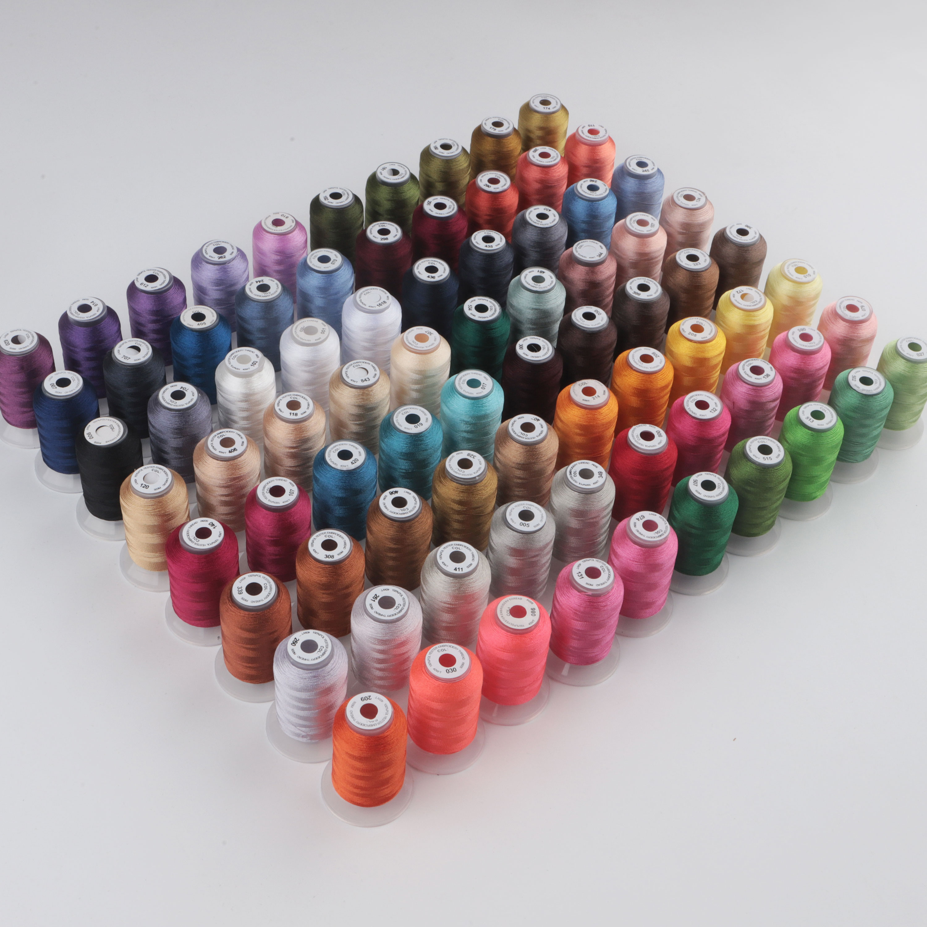 5/80 Colors Set Polyester Embr - Embroidery Machine Computerized ulasan dan harga