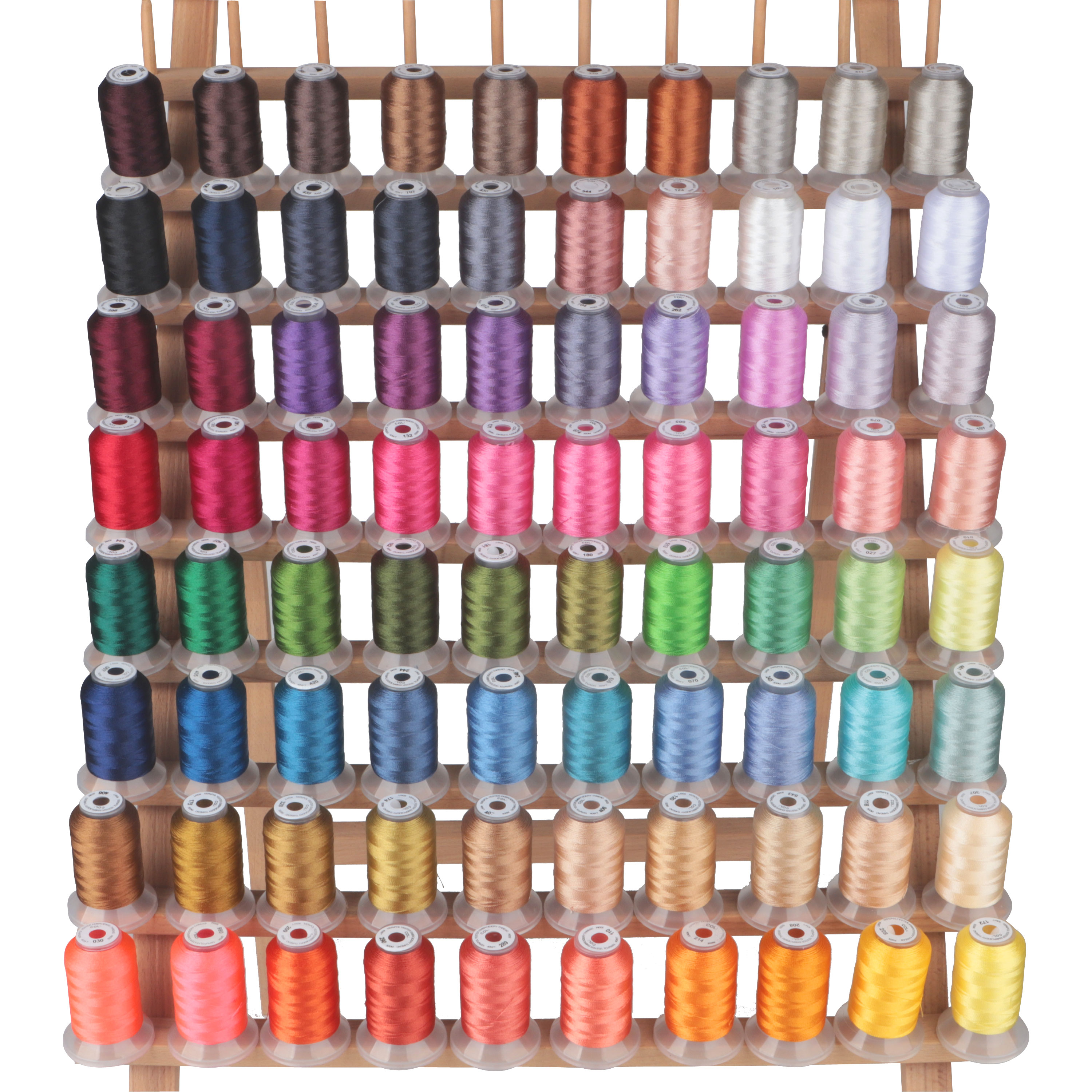 5/80 Colors Set Polyester Embr - Embroidery Machine Computerized ulasan dan harga
